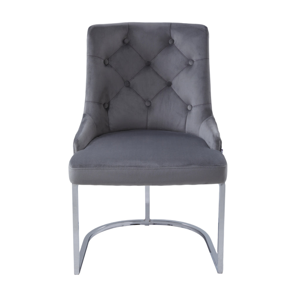 Omfortable Upholstered Dining Chair With Sponge Filling Soft Padded Seat And Back