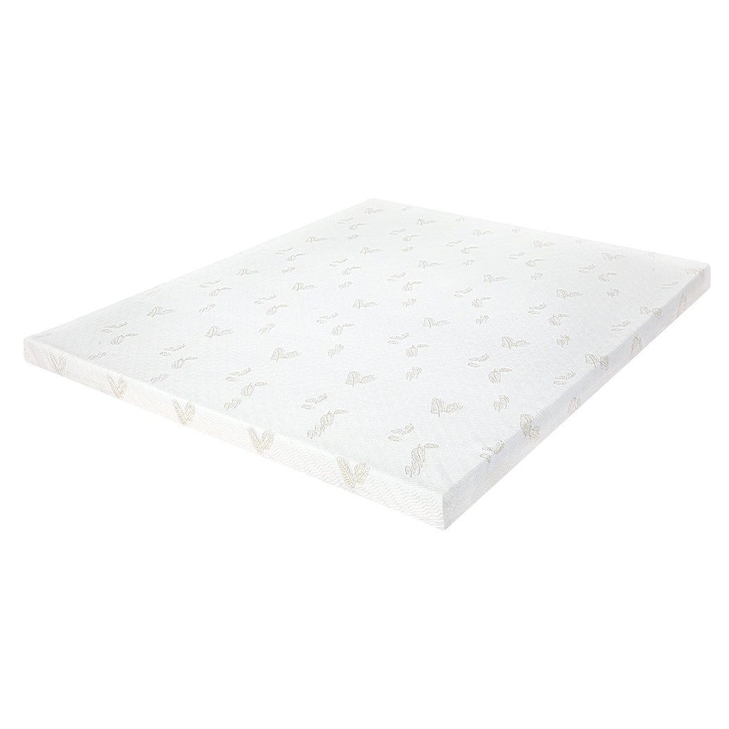 Lavio Mattress Topper Memory Foam Dual Layer Pressure Relief Washable