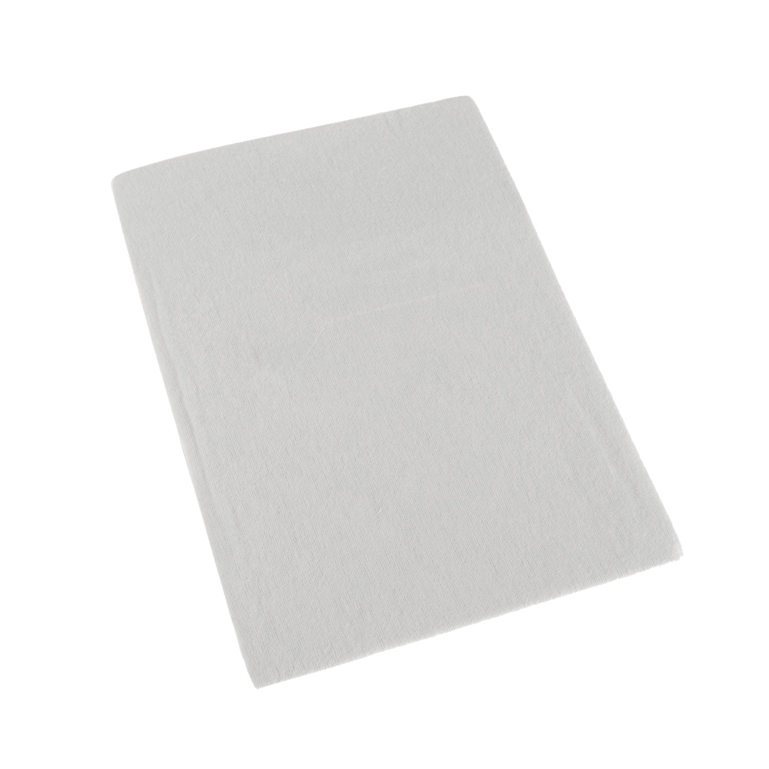 Brushed Cotton Cot Flat Sheet 100% Cotton, 100 X 150 Cm | Single | White