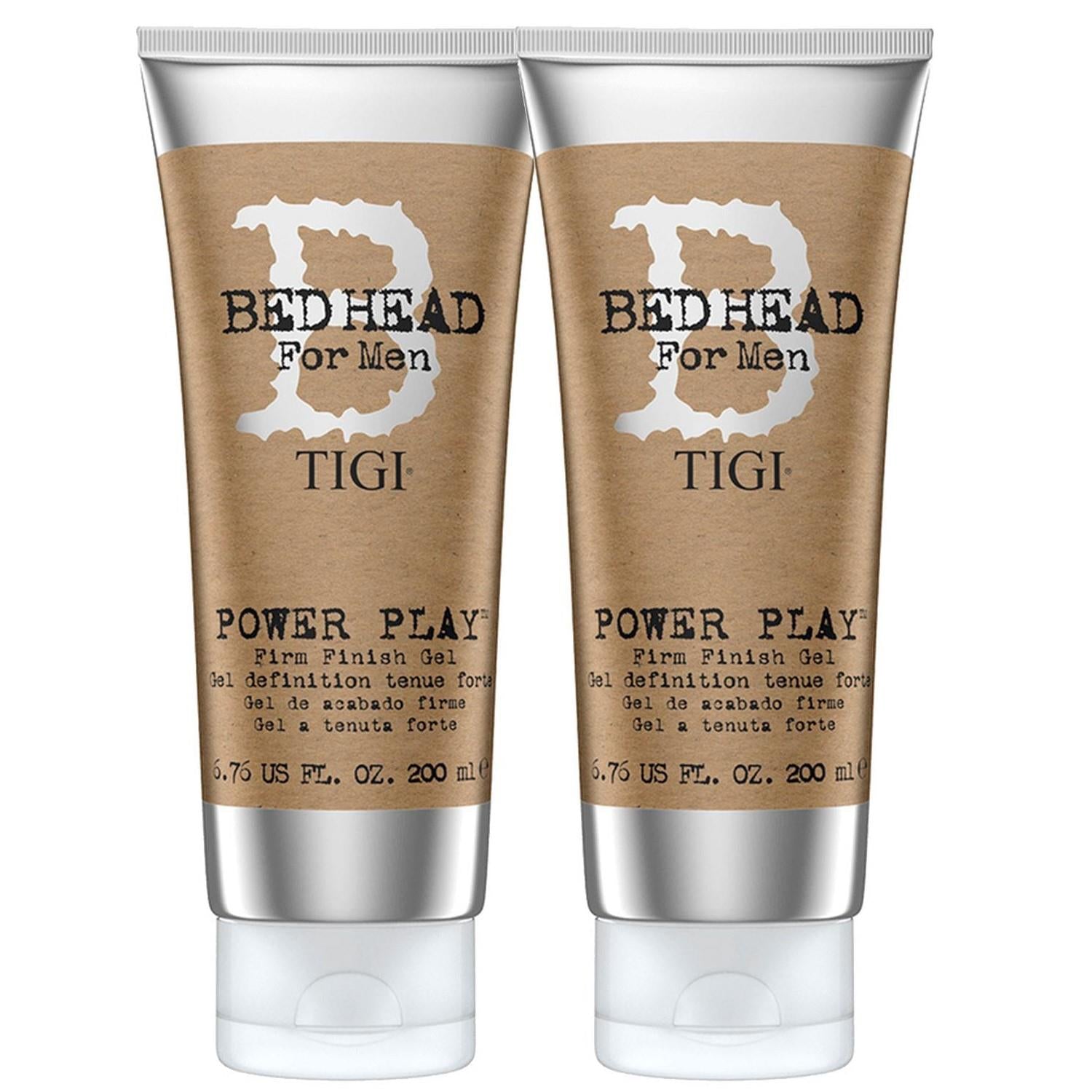 Power Play Mens Hair Gel For Strong Hold 200ml, 2pk