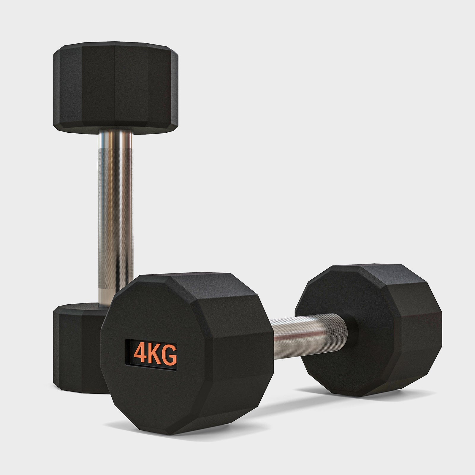 2 X 4kg Dumbbells With Non-slip Grip