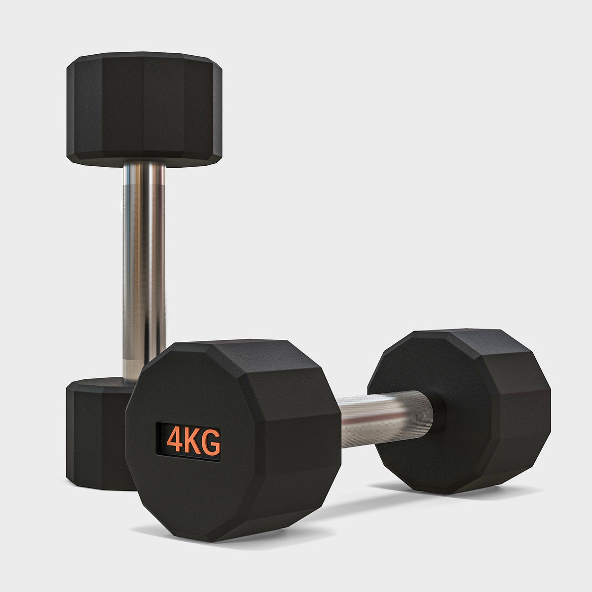 2 X 4kg Dumbbells With Non-slip Grip