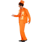 90s Stupid Tuxedo Costume | Large | Orange