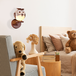 Owl Wall Lamp 1xg9 Part Of The Nature Themed Childrens Range Great For Bedroom Nursery Or Playhouse Safe And Comforting