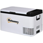 12v Portable Car Refrigerator W/ Inner Led Light Indoor | Medium | White