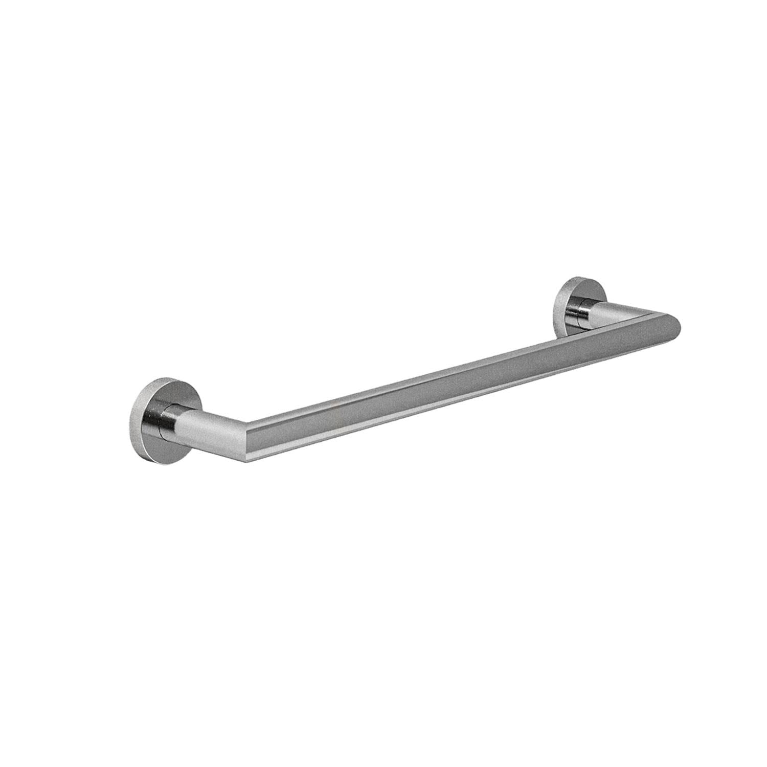 Towel Rail, Silver Gloss, Wall-mounted, 40 Cm. Collection Kubic