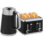 Rapid Boil Kettle & Toaster Set | Black