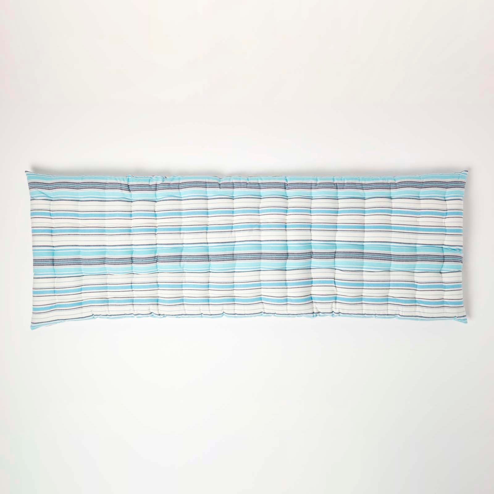 Striped Bench Cushion 2 & 3 Seater | 3 | Blue