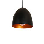 Vegas Hand Made Designer Pendant Light Matt Black And Copper / Rose Gold
