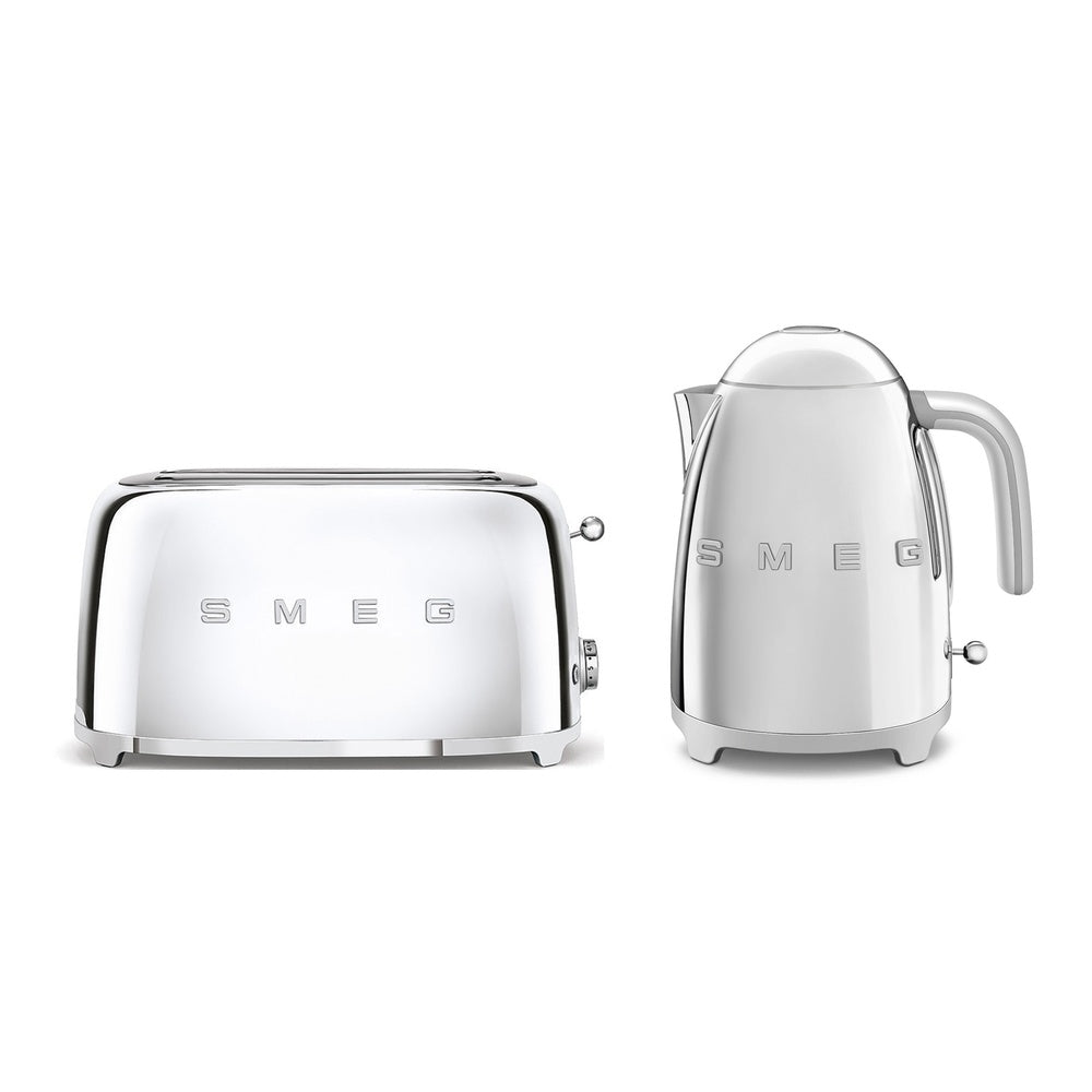 Tsf02, Klf04 4 Slice 2 Long-slot Toaster & Kettle Set | Silver