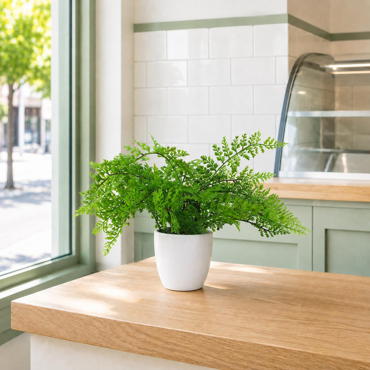 30cm Artificial Potted Royal Fern