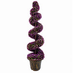 120cm Purple Large  Spiral With Decorative Planter