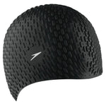 Unisex Adult Bubble Swim Cap | One Size | Black