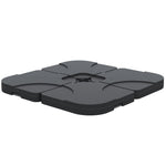 4pc Parasol Base, Up To 72kg, Black