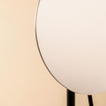 Magnifying Mirror, Freestanding, X5, Matt Black, Architect Collection