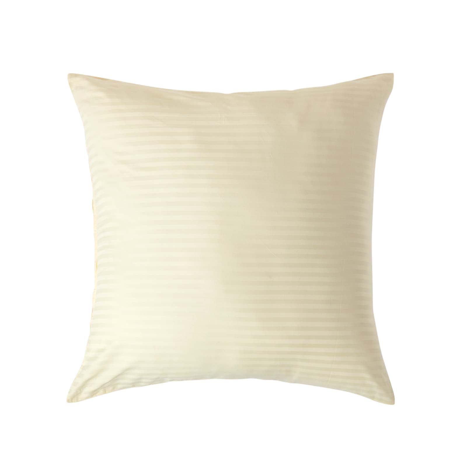 European Size Egyptian Cotton Pillowcase 330 Tc | 80cm x 80cm | Pastel Yellow