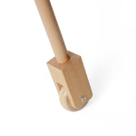 Wooden Hobby Horse With Wooden Wheels & Handles, 84cm Tall
