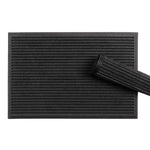 Nicoman Ribbed Harmony Entrance Doormat | 75cm x 44cm | Black
