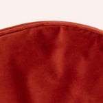 Milano Velvet Bean Bag Pouffe | Orange