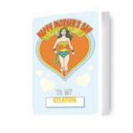 Wonder Woman Mother's Day Personalised Card 'to My ...' Official Product