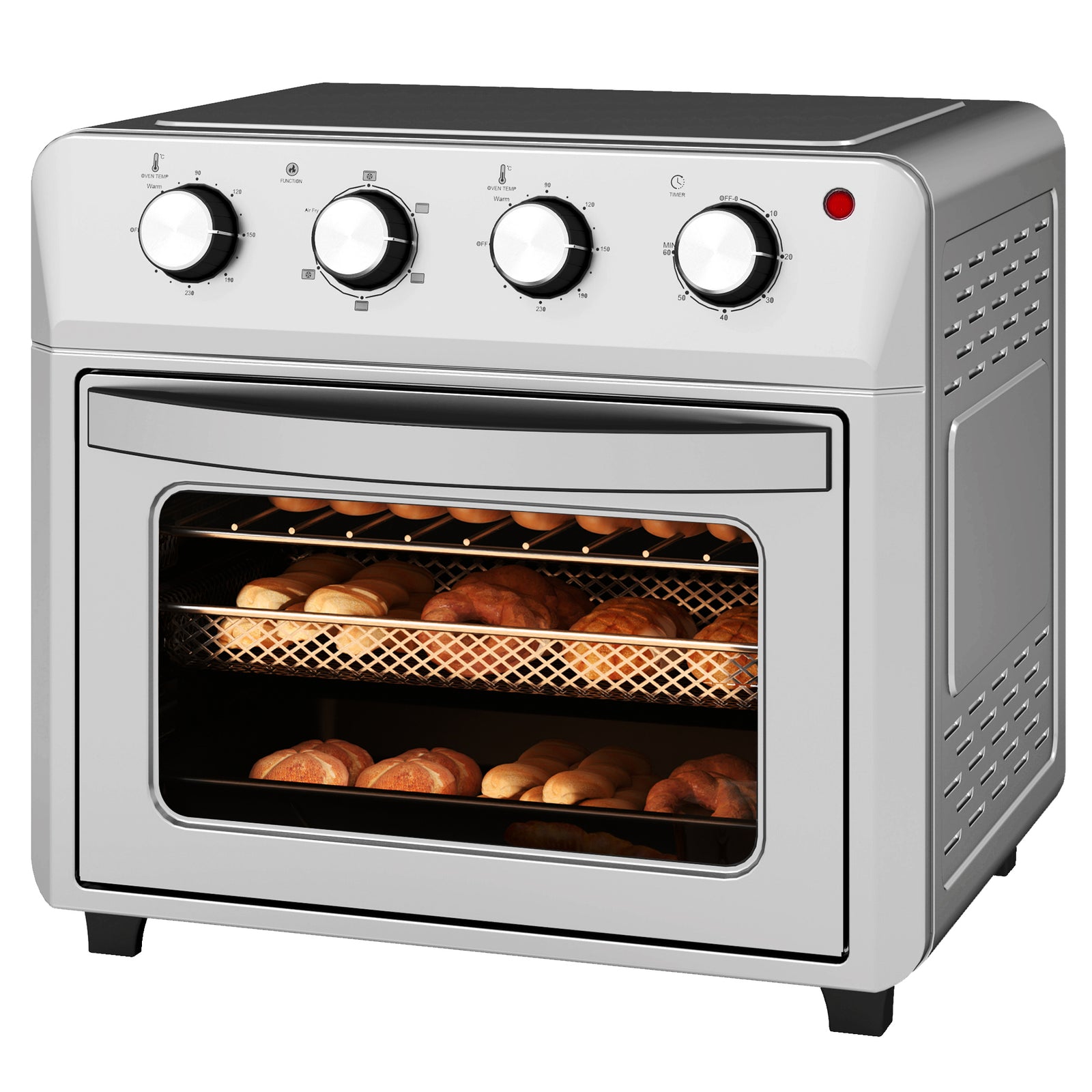 24l Air Fryer Oven Small Electric Oven Grill Roast 1600w