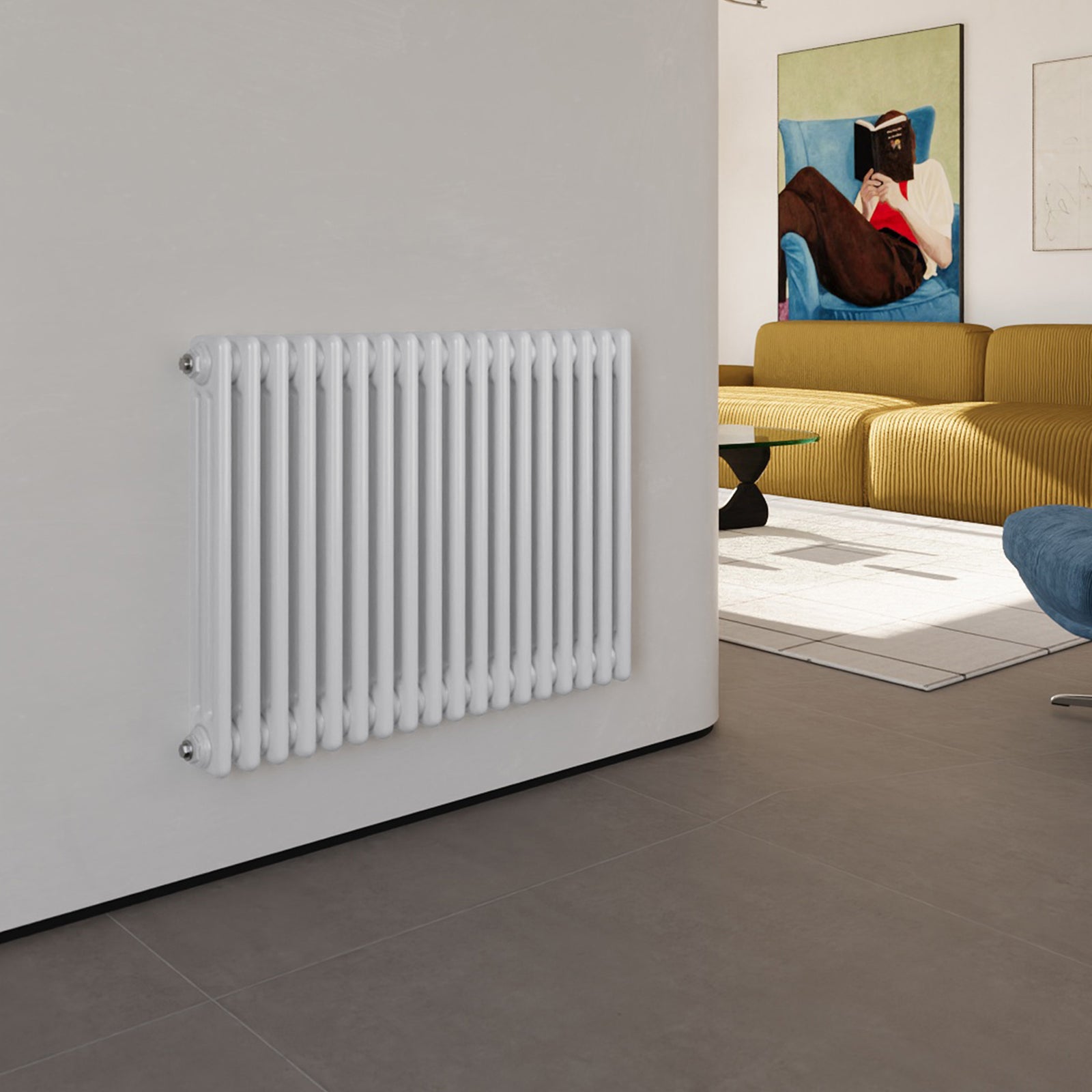 5036 Btu Horizontal 3 Column Radiator