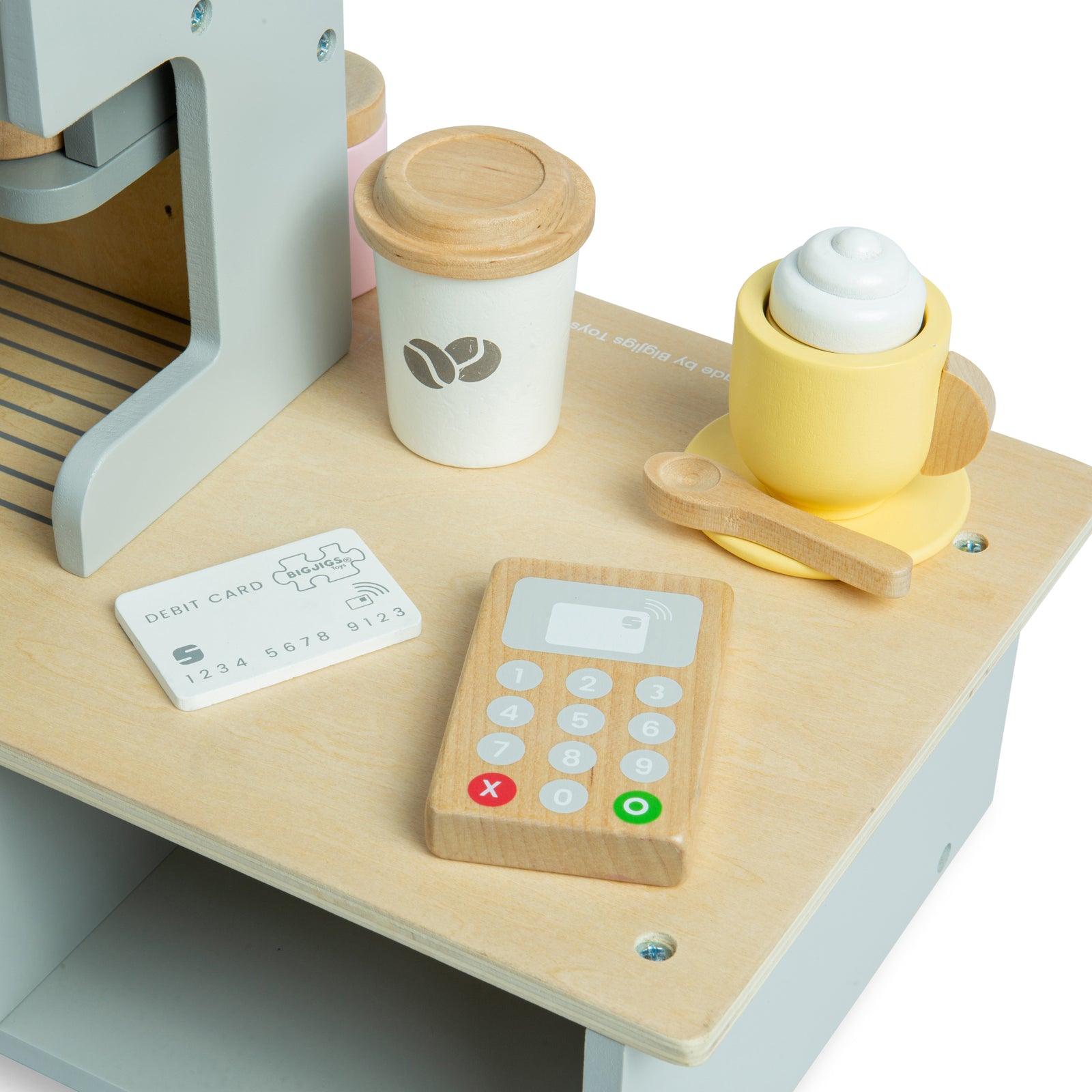 Coffee Shop - Kids Wooden Cafe Set