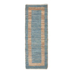 Veranda Grey And Nude Hemp Chindi Rug | 200cm | Grey