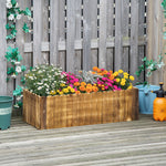 109l Raised Flower Bed Planter Box Wood