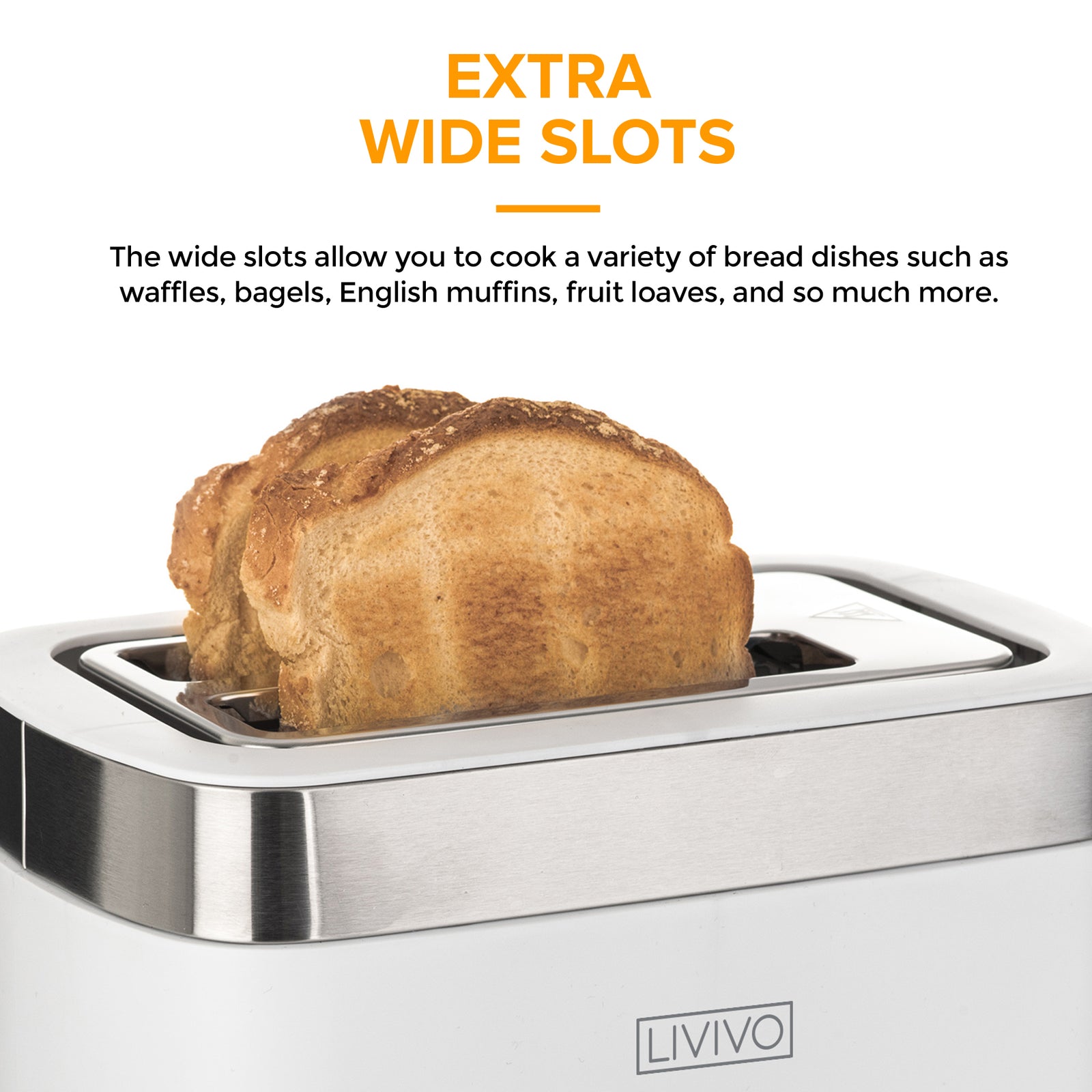 Sirius 2 Slice Toaster | White