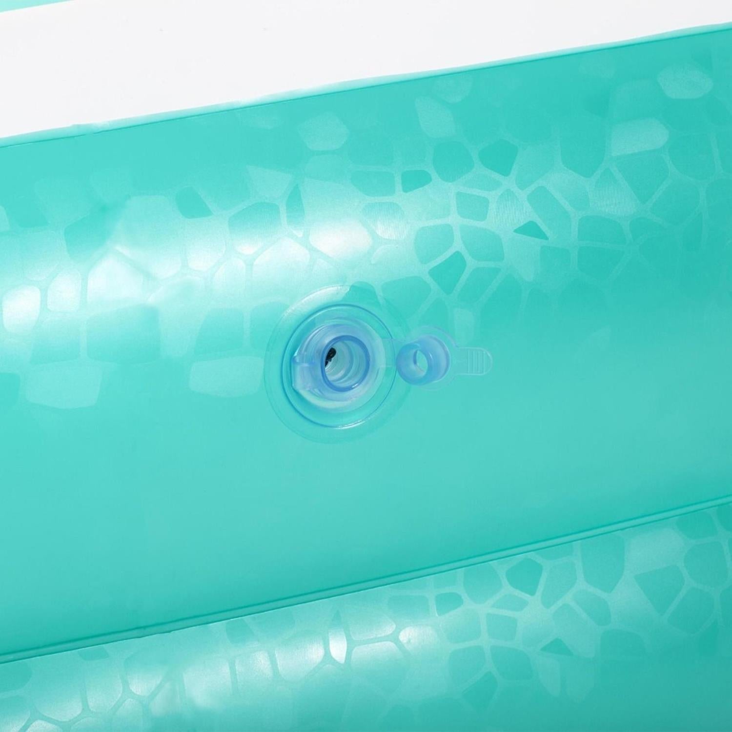 Inflatable Rectangular Family Pool With Repair Patch, 2.01mx1.50mx51cm