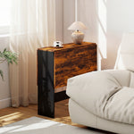 Wooden Folding Table Writing Desk | Rustic Brown