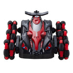 6 Round 2.4g Rc Stunts Spray Drift Car Toy