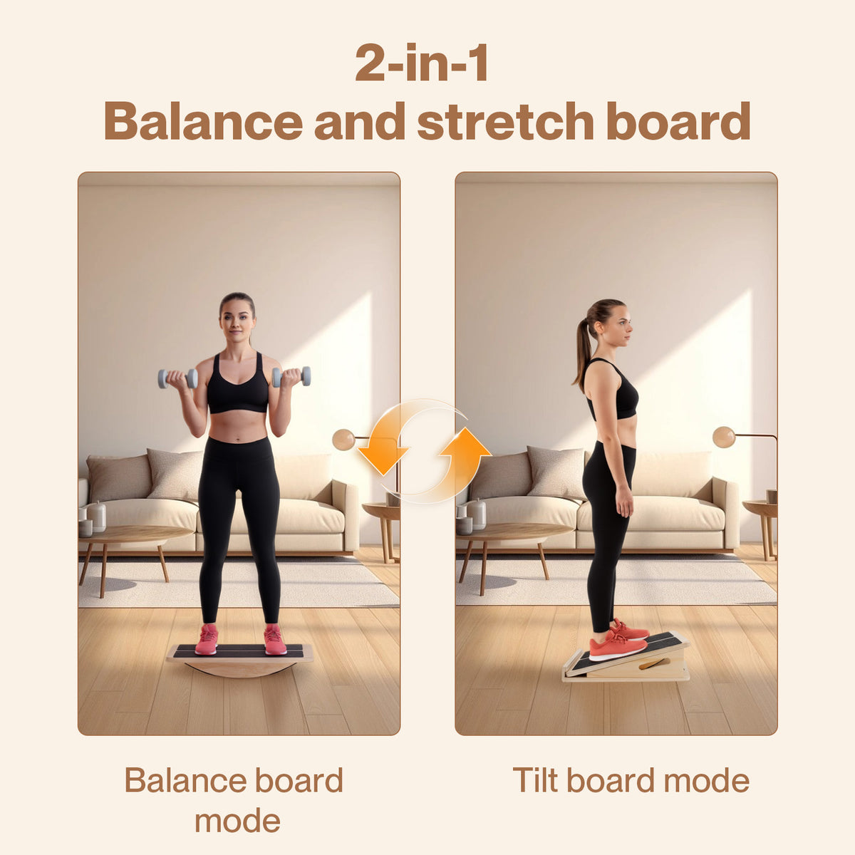 Centra Calf Stretch Board Balance Trainer Slant Incline Angle Adjustable