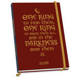 The Lord Of The Rings 2026 A5 Diary Official Product