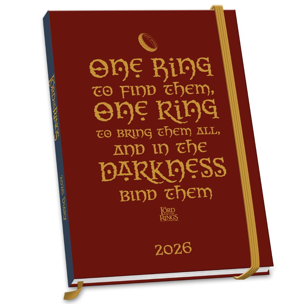 The Lord Of The Rings 2026 A5 Diary Official Product