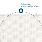 Stair Storage Basket - White