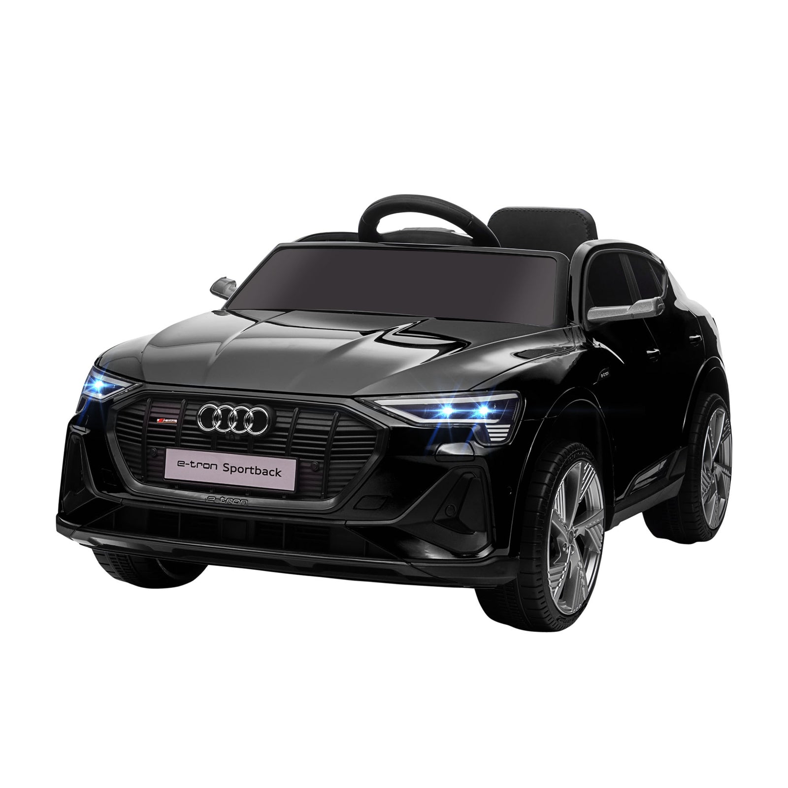 12v Kids Electric Ride-on Car/ W Remote Control, Lights, Music | Black