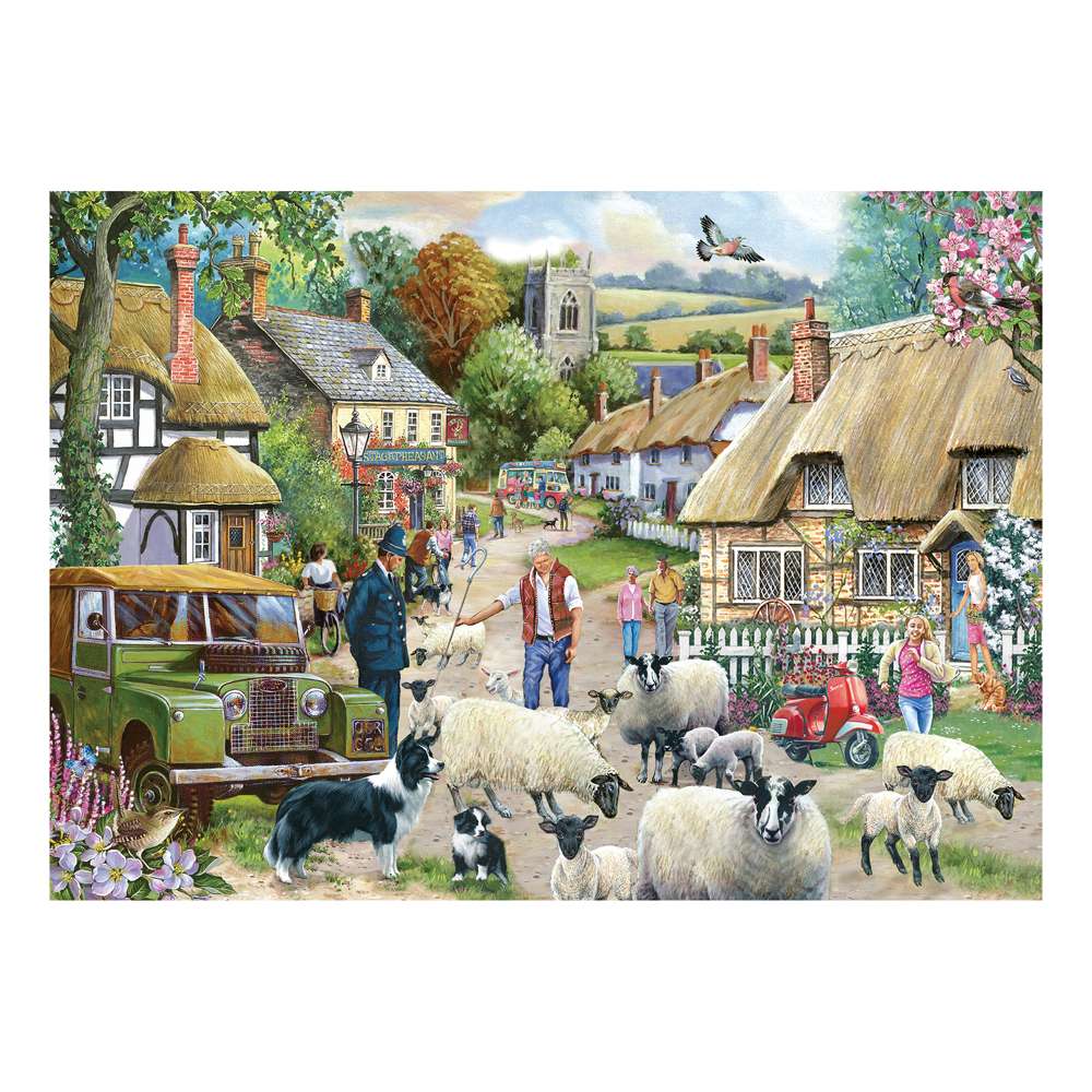 The House of Puzzles Where Are Ewe Going 1000 Piece Jigsaw Puzzle