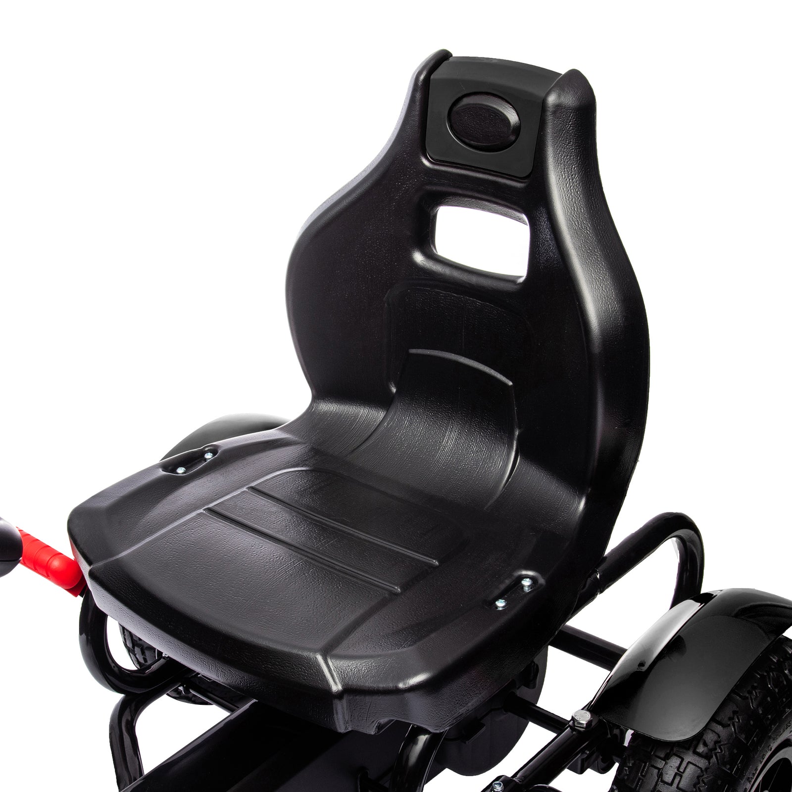 Pedal Go Kart W/inflatable Tyres, Handbrake | Black