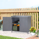 Garden Storage Cabinet Potting Bench Table With Top