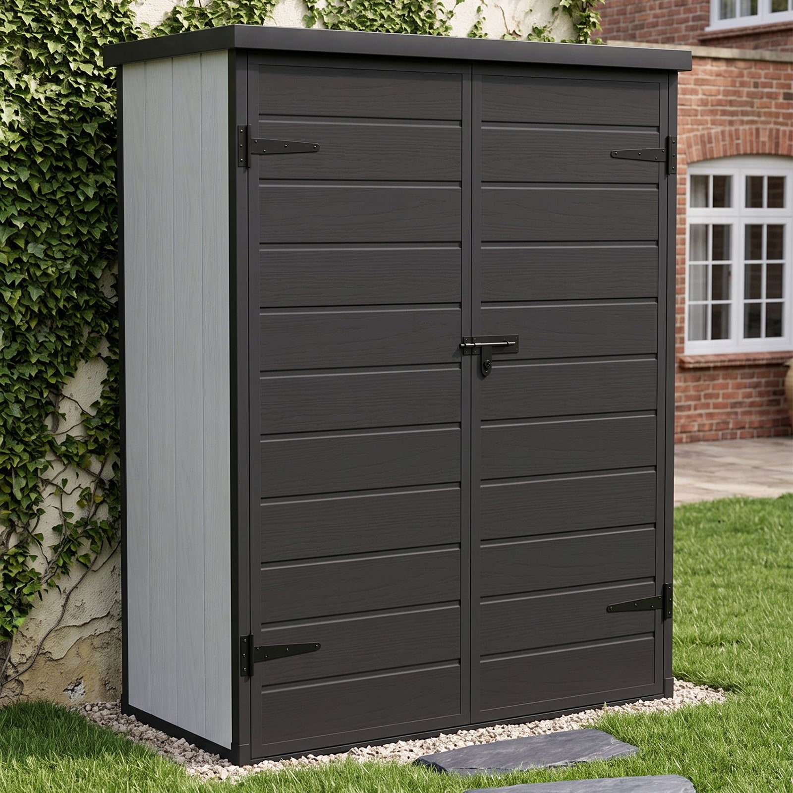 Breeins 5x3 Ft Outdoor Garden Tool Storage Shed