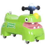 Kids Ride On Car, Dinosaur Shape Toddler Walker | Green