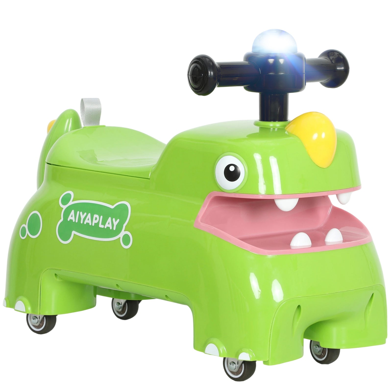 Kids Ride On Car, Dinosaur Shape Toddler Walker | Green