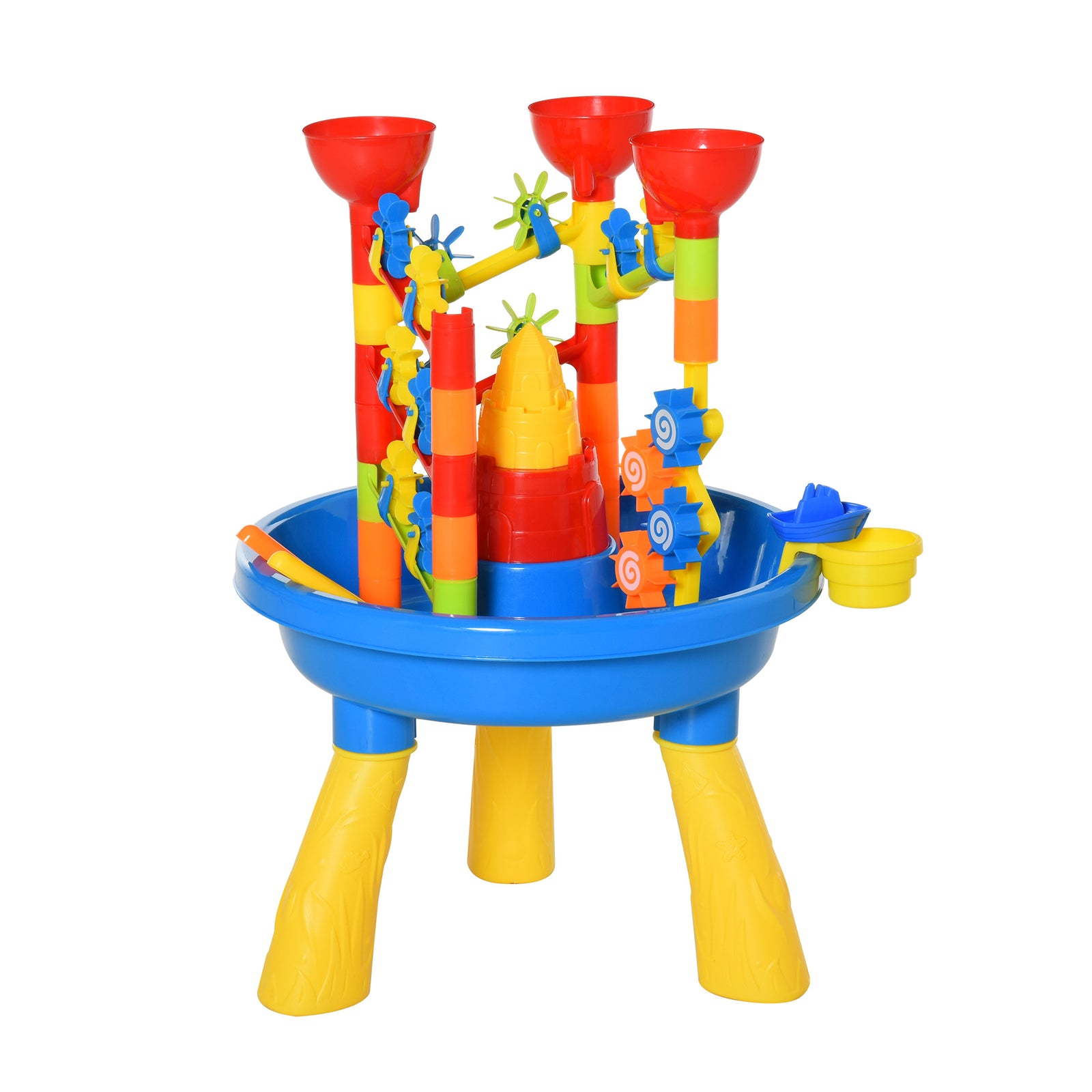 Water Table 30 Pcs Waterpark Beach Toy Set Outdoor Sand Activity Playset