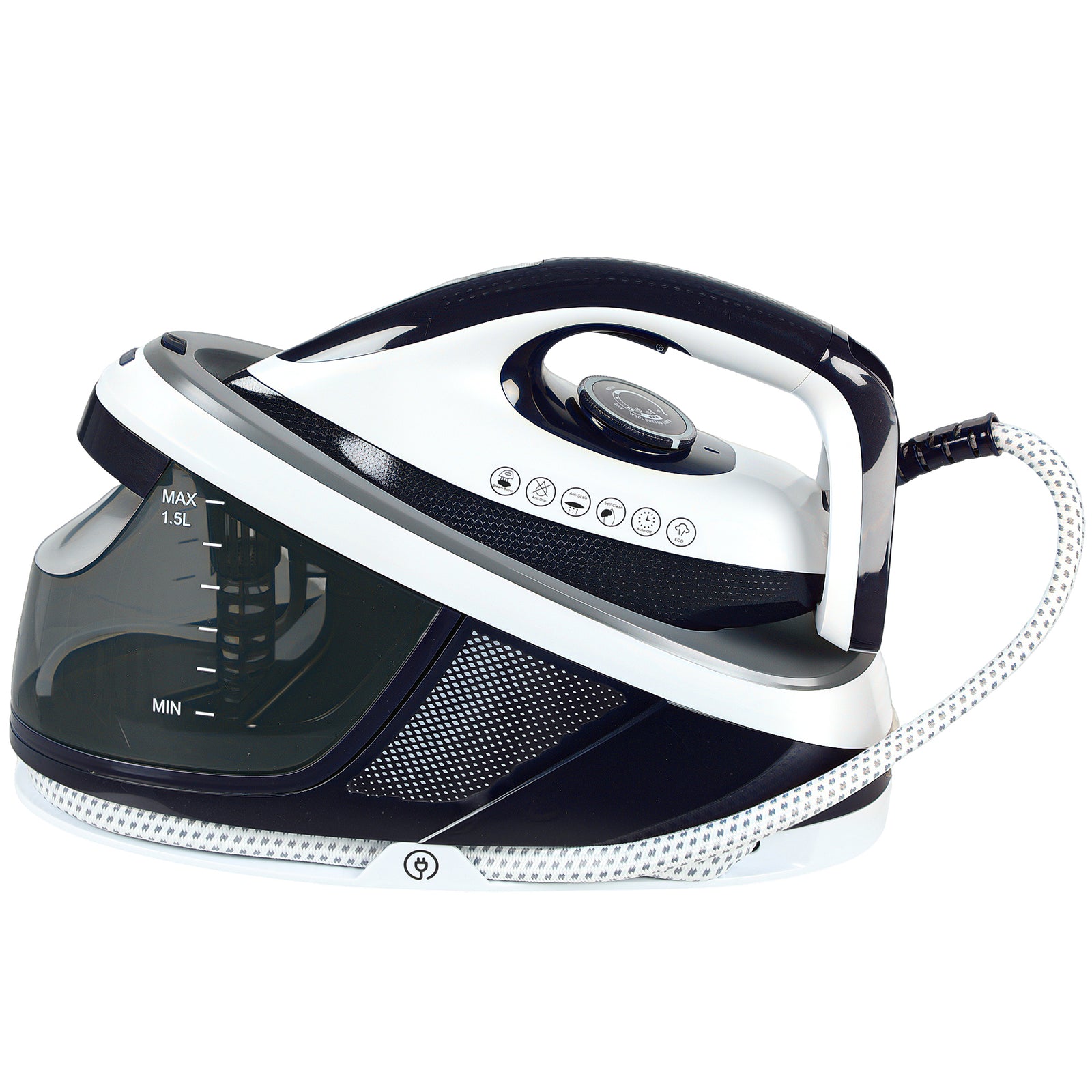 HOMCOM Steam Generator Iron, Large Water Tank, Energy-saving, Self-cleaning
