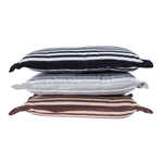 Striped Chair Seat Pad | 40cm x 40cm | Black & White