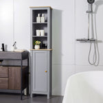 Bathroom Floor Tall Cabinet Storage Unit Adjustable Shelf