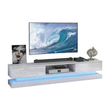 Bloom Tv Unit 180cm With Led Lights | White