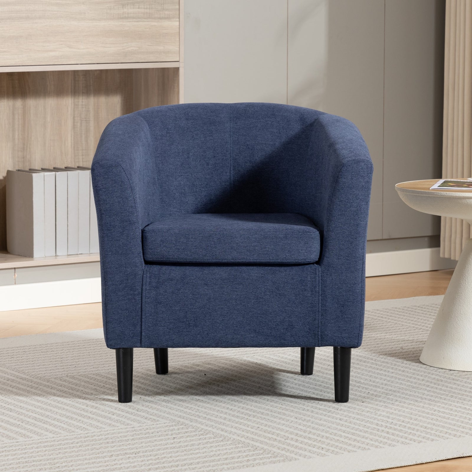 Beulah Fabric Accent Chair | Denim